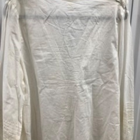 Cotton Raffled Blouse Top, M/L - Picture 5 of 9